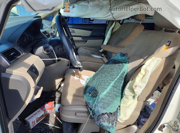 5FNRL5H22GB098395 2016 HONDA ODYSSEY White Вид салону спереду