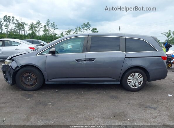 5FNRL5H26GB014613 2016 HONDA ODYSSEY Gray Սալոնի 360 աստիճան տեսք