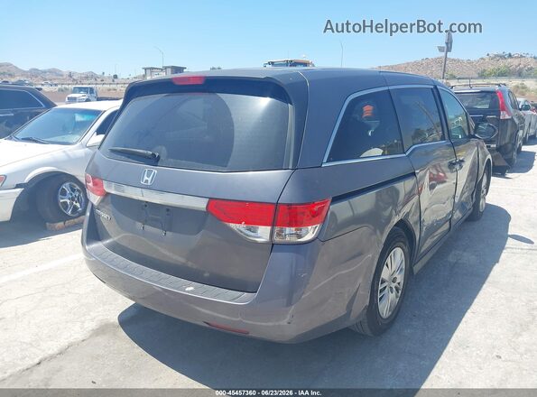 5FNRL5H29GB068245 2016 HONDA ODYSSEY Серый Задняя правая четверть