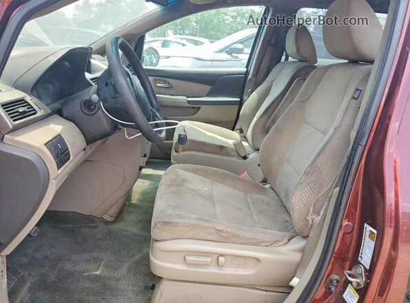 5FNRL5H2XGB066228 2016 HONDA ODYSSEY Burgundy Vista interior delantera