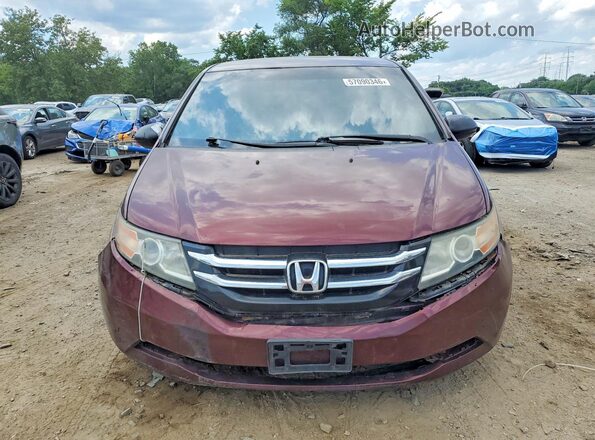 5FNRL5H2XGB066228 2016 HONDA ODYSSEY Burgundy Vista frontal