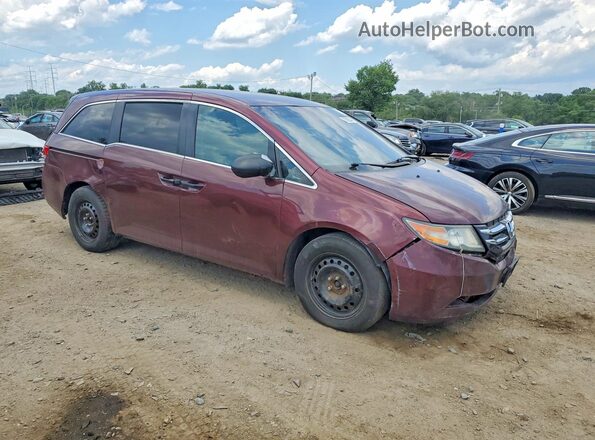 5FNRL5H2XGB066228 2016 HONDA ODYSSEY Burgundy Delantero derecho