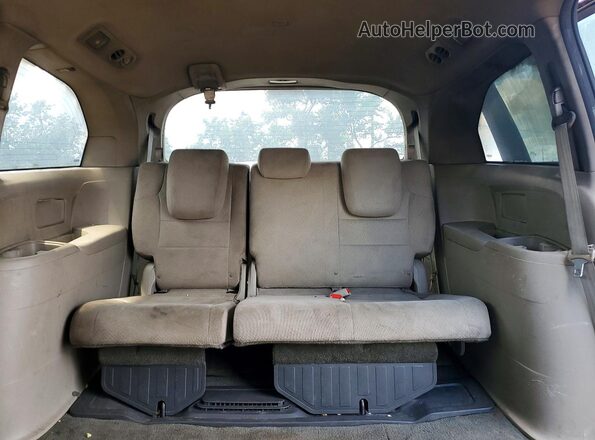 5FNRL5H2XGB066228 2016 HONDA ODYSSEY Burgundy Vista de los asientos traseros