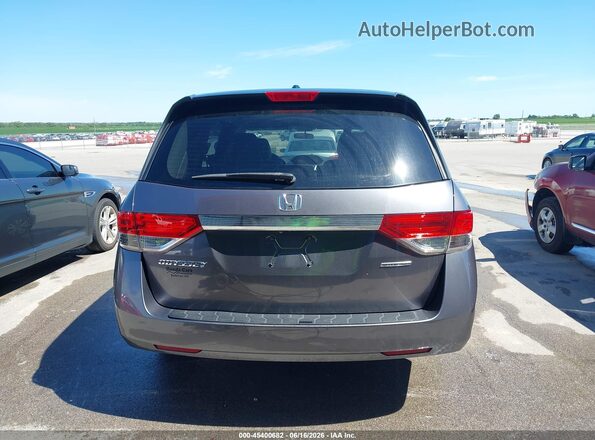 5FNRL5H30GB016818 2016 HONDA ODYSSEY Gray 