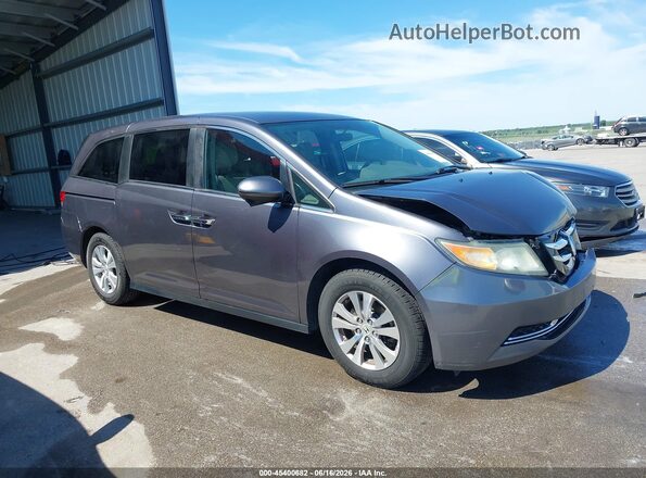 5FNRL5H30GB016818 2016 HONDA ODYSSEY Gray Rear interior view