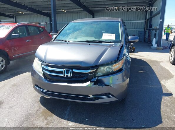 5FNRL5H30GB016818 2016 HONDA ODYSSEY Gray Front view