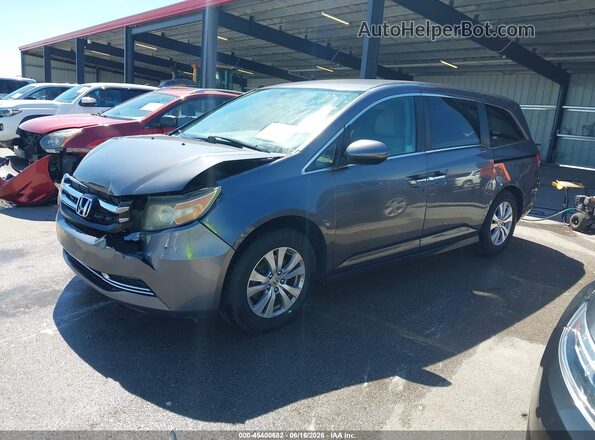 5FNRL5H30GB016818 2016 HONDA ODYSSEY Gray Front left