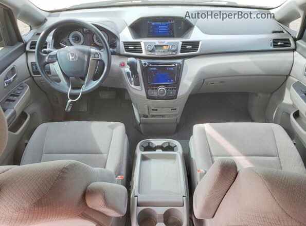5FNRL5H30GB098761 2016 HONDA ODYSSEY Blue Dashboard view
