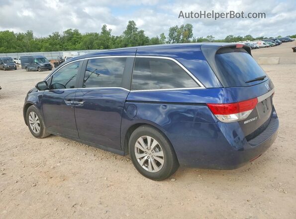 5FNRL5H30GB098761 2016 HONDA ODYSSEY Blue Rear left