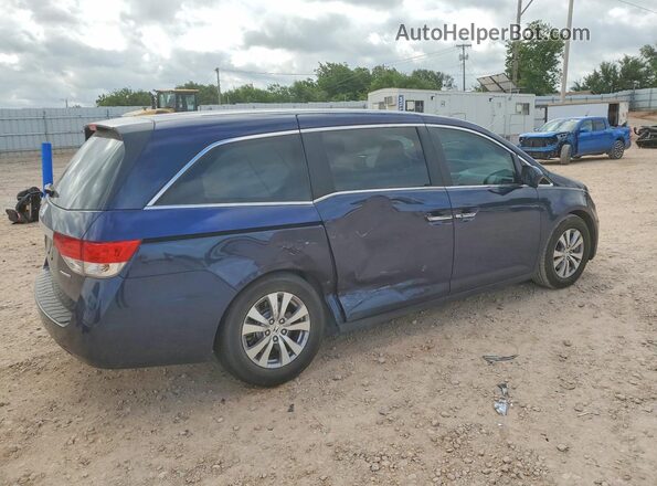 5FNRL5H30GB098761 2016 HONDA ODYSSEY Blue Rear right
