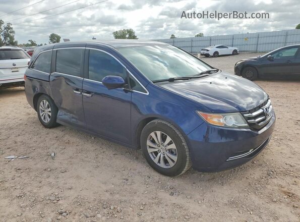 5FNRL5H30GB098761 2016 HONDA ODYSSEY Blue Front right