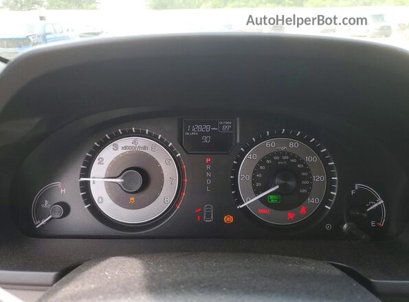 5FNRL5H30GB098761 2016 HONDA ODYSSEY Blue Instrument cluster view