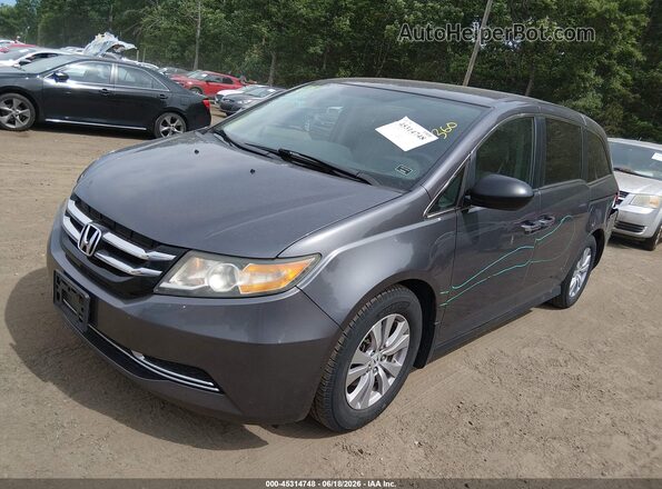 5FNRL5H32GB094064 2016 HONDA ODYSSEY Gray Front left