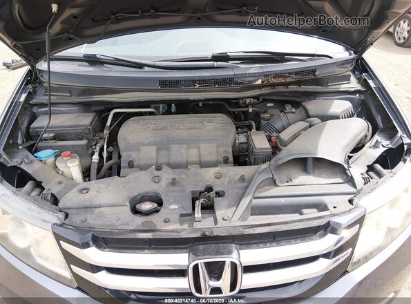 5FNRL5H32GB094064 2016 HONDA ODYSSEY Gray Rear view