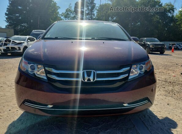 5FNRL5H32HB008320 2017 HONDA ODYSSEY Burgundy 