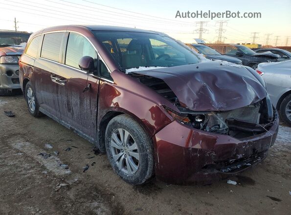 5FNRL5H33GB092811 2016 HONDA ODYSSEY Burgundy 