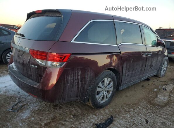 5FNRL5H33GB092811 2016 HONDA ODYSSEY Burgundy 
