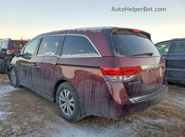 5FNRL5H33GB092811 2016 HONDA ODYSSEY Burgundy 
