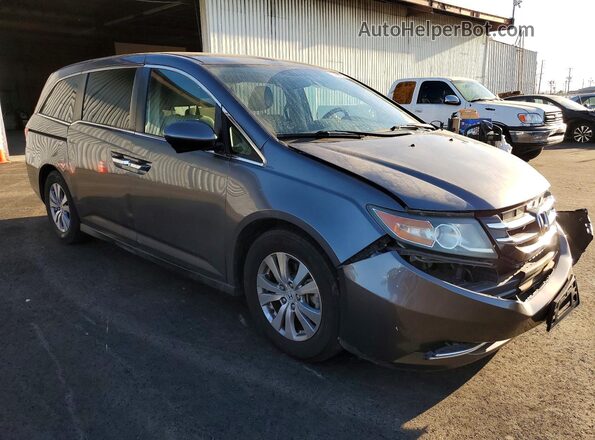 5FNRL5H33GB096471 2016 HONDA ODYSSEY Gray 