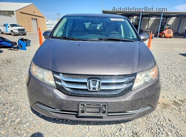 5FNRL5H33GB150884 2016 HONDA ODYSSEY Gray Front view
