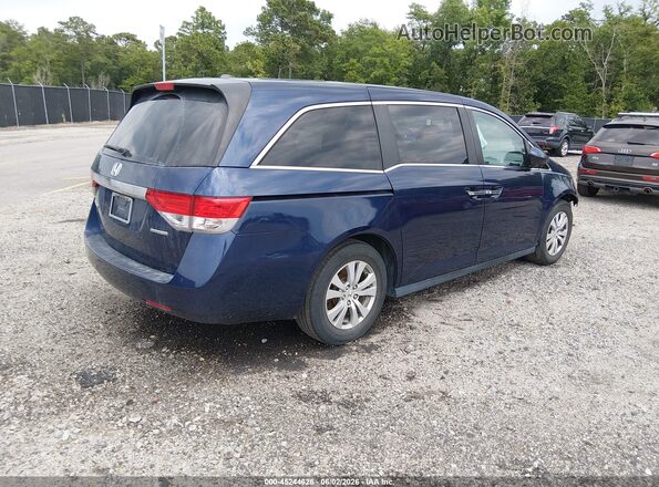 5FNRL5H33GB157544 2016 HONDA ODYSSEY Синий Задняя правая четверть