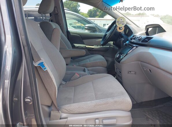 5FNRL5H34GB040975 2016 HONDA ODYSSEY Gray Widok wnętrza z przodu
