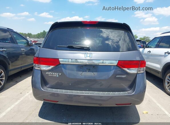 5FNRL5H34GB040975 2016 HONDA ODYSSEY Gray 