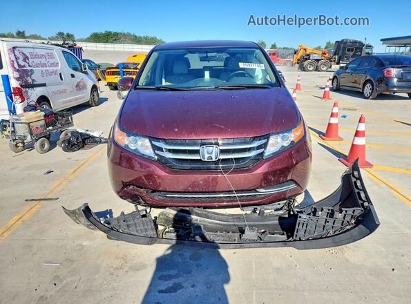 5FNRL5H35GB049796 2016 HONDA ODYSSEY Maroon 
