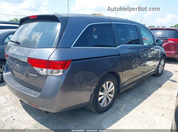 5FNRL5H36GB110833 2016 HONDA ODYSSEY Gray Задня права чверть