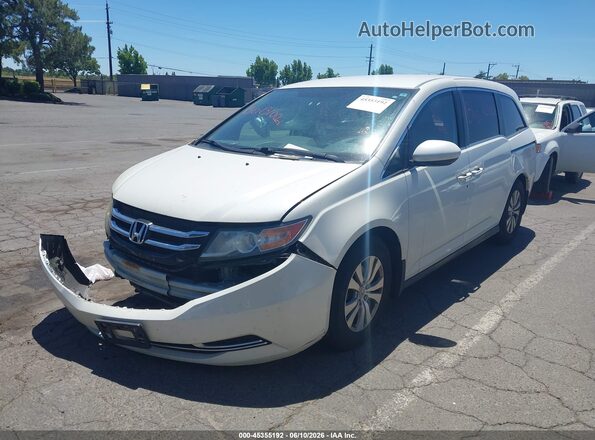 5FNRL5H36HB009809 2017 HONDA ODYSSEY White წინა მარცხენა ხედი სამი მეოთხედიდან