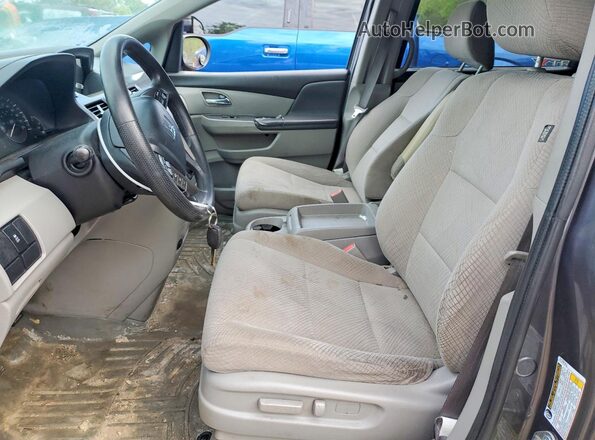 5FNRL5H36HB501191 2017 HONDA ODYSSEY Серый Вид салона спереди