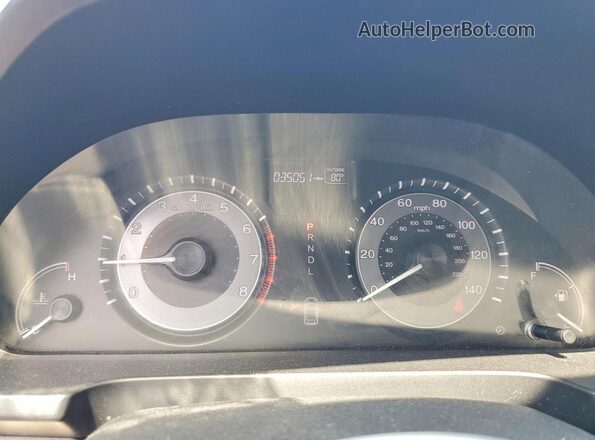 5FNRL5H38GB091282 2016 HONDA ODYSSEY White Instrument cluster view