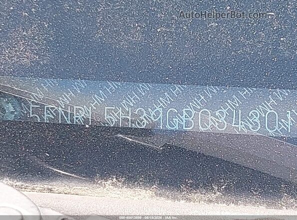 5FNRL5H39GB034301 2016 HONDA ODYSSEY Gray Vista del compartimento del motor