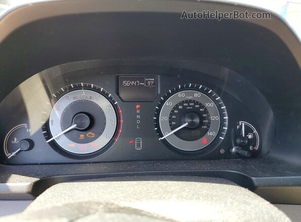 5FNRL5H3XGB016440 2016 HONDA ODYSSEY Gray Widok zestawu wskaźników