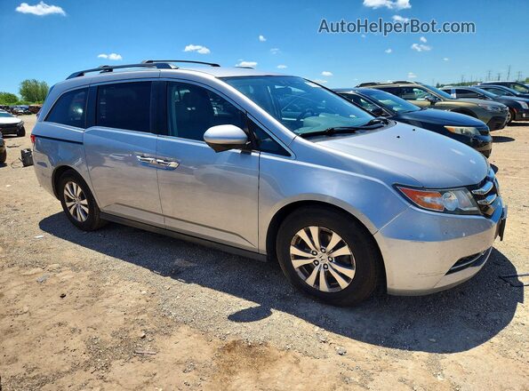 5FNRL5H3XHB007108 2017 HONDA ODYSSEY Серебряный Передняя правая четверть