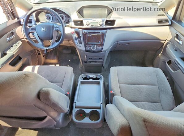 5FNRL5H3XHB007108 2017 HONDA ODYSSEY Серебряный Вид панели приборов