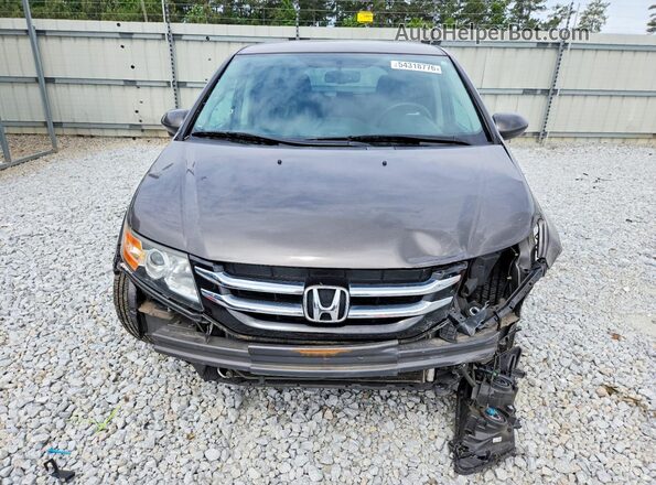 5FNRL5H40GB133016 2016 HONDA ODYSSEY Gray Vista frontal