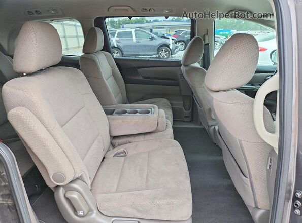 5FNRL5H40GB133016 2016 HONDA ODYSSEY Gray Vista de los asientos traseros