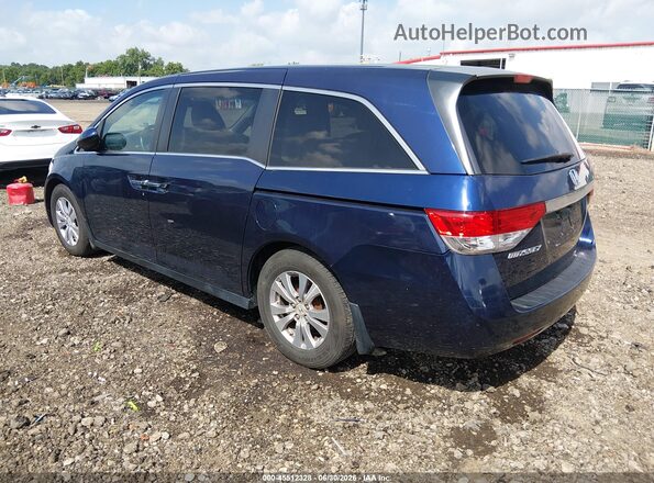 5FNRL5H45GB039178 2016 HONDA ODYSSEY Blue Trasero izquierdo