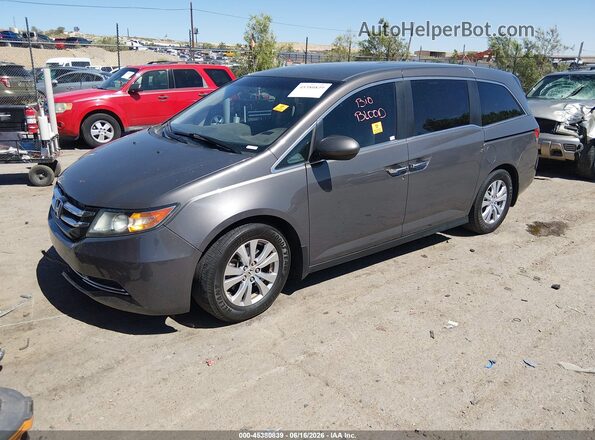 5FNRL5H45GB152001 2016 HONDA ODYSSEY Gray Vista tres cuartos delantera izquierda