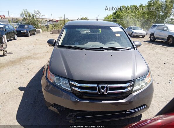 5FNRL5H45GB152001 2016 HONDA ODYSSEY Gray Vista del cuadro de instrumentos