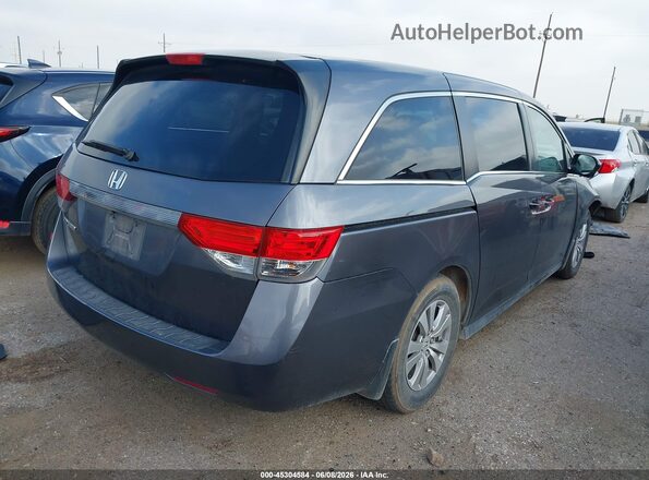 5FNRL5H46HB004361 2017 HONDA ODYSSEY Серый Задняя правая четверть