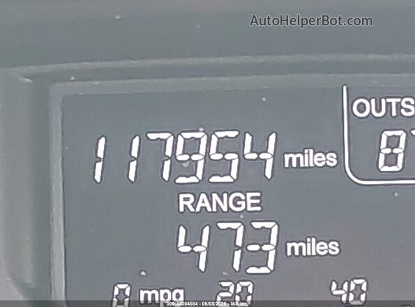 5FNRL5H46HB004361 2017 HONDA ODYSSEY Серый 
