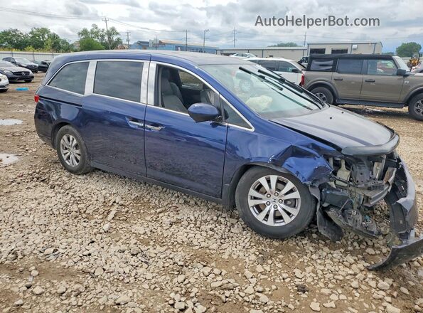 5FNRL5H60GB016019 2016 HONDA ODYSSEY Синий Передняя правая четверть