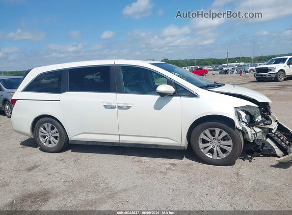5FNRL5H60GB037050 2016 HONDA ODYSSEY White Vista interior trasera