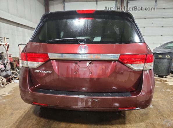 5FNRL5H60GB046752 2016 HONDA ODYSSEY Burgundy 