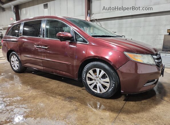 5FNRL5H60GB046752 2016 HONDA ODYSSEY Burgundy 
