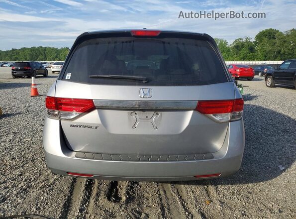 5FNRL5H60HB006365 2017 HONDA ODYSSEY Silver Widok z tyłu