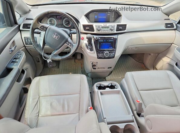 5FNRL5H61GB039096 2016 HONDA ODYSSEY Gray წინა პანელის ხედი