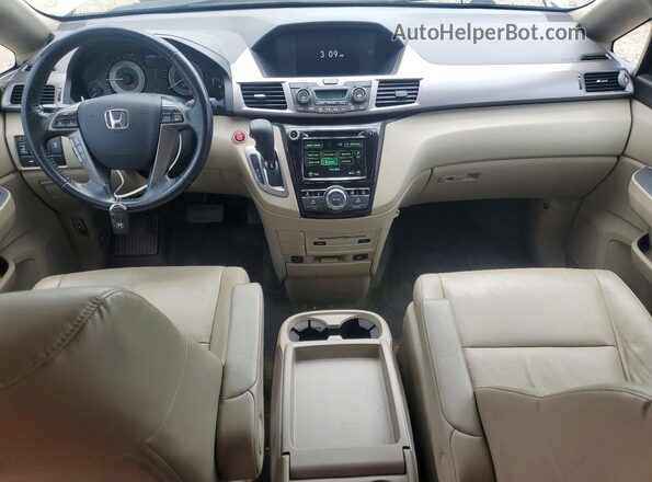 5FNRL5H61HB010506 2017 HONDA ODYSSEY White წინა პანელის ხედი